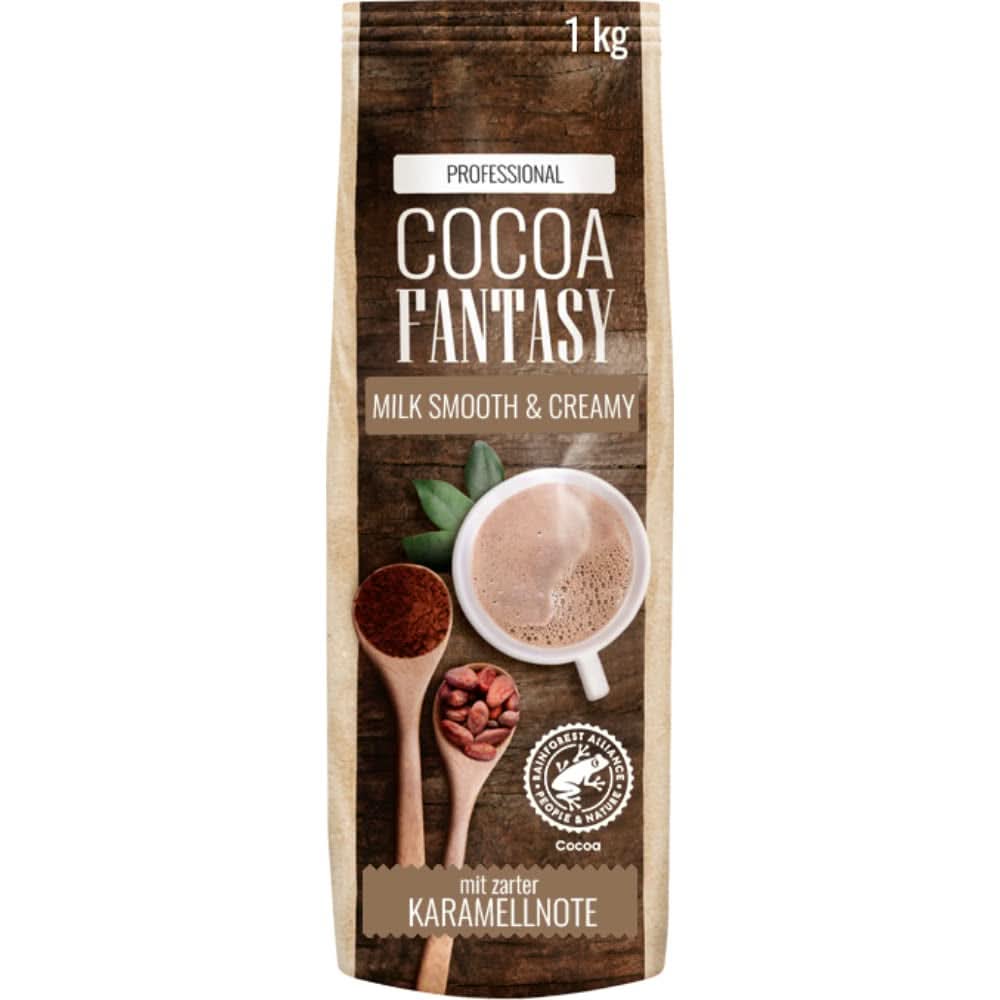Cocoa Fantasy Hot Choc Powder, 1 kg kakaopulver til varm chokolade, 15% kakaoindhold Naty Shop