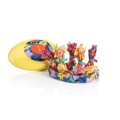 Salvadanaio di latta med ovetti di cioccolato 100 g