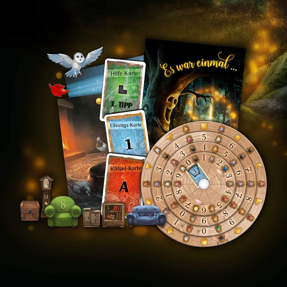 KOSMOS 695149 EXIT - Spillet - Enchanted Forest, Niveau: Begynder, Escape Room-spil, EXIT-spil for 1 til 4 spillere i alderen 10+, Et unikt brætspil