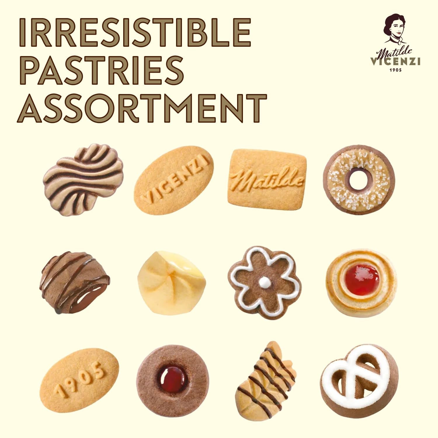 Sambanuts Matilde Vicenzi Minivoglie (tavă metalică rotundă 500G)