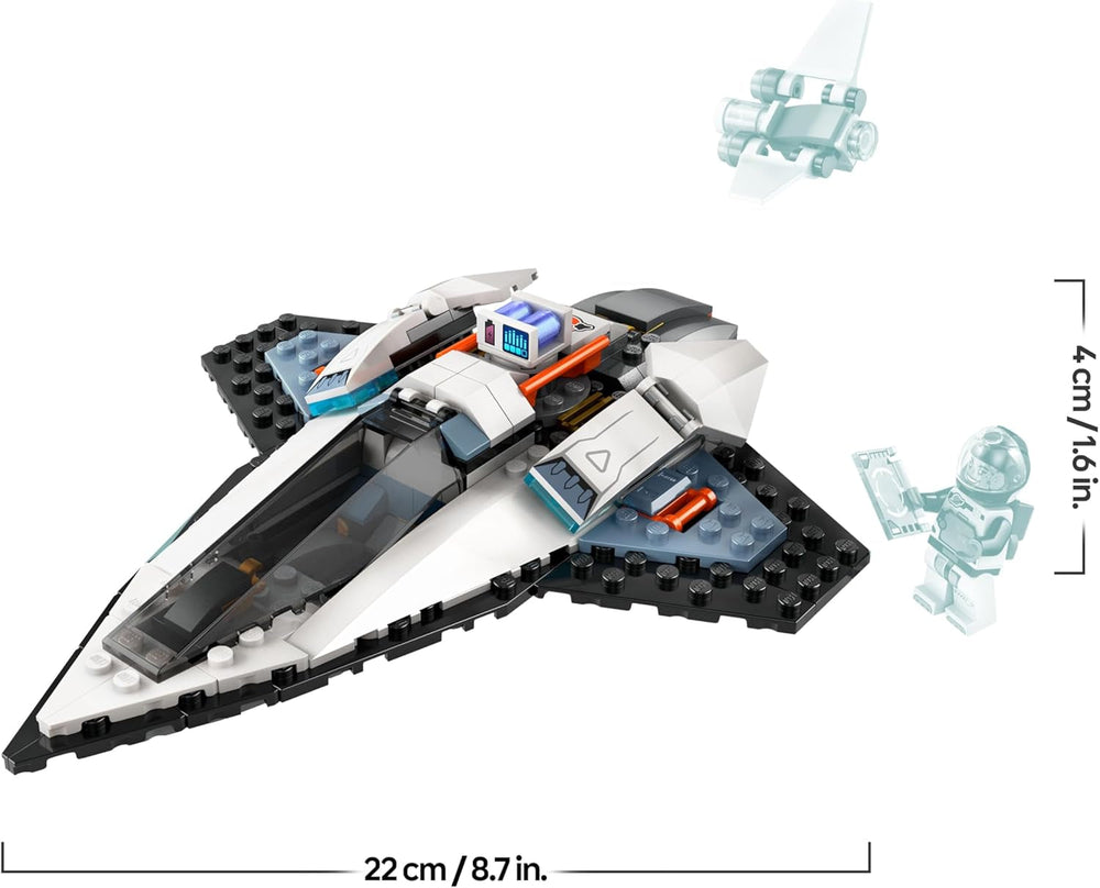 LEGO City Raumschiff, Weltraum-Spielzeug mit Space Shuttle für Kinder zum Bauen, Jungen und Mädchen ab 6 Jahren, Set mit Astronaut-Figur 60430