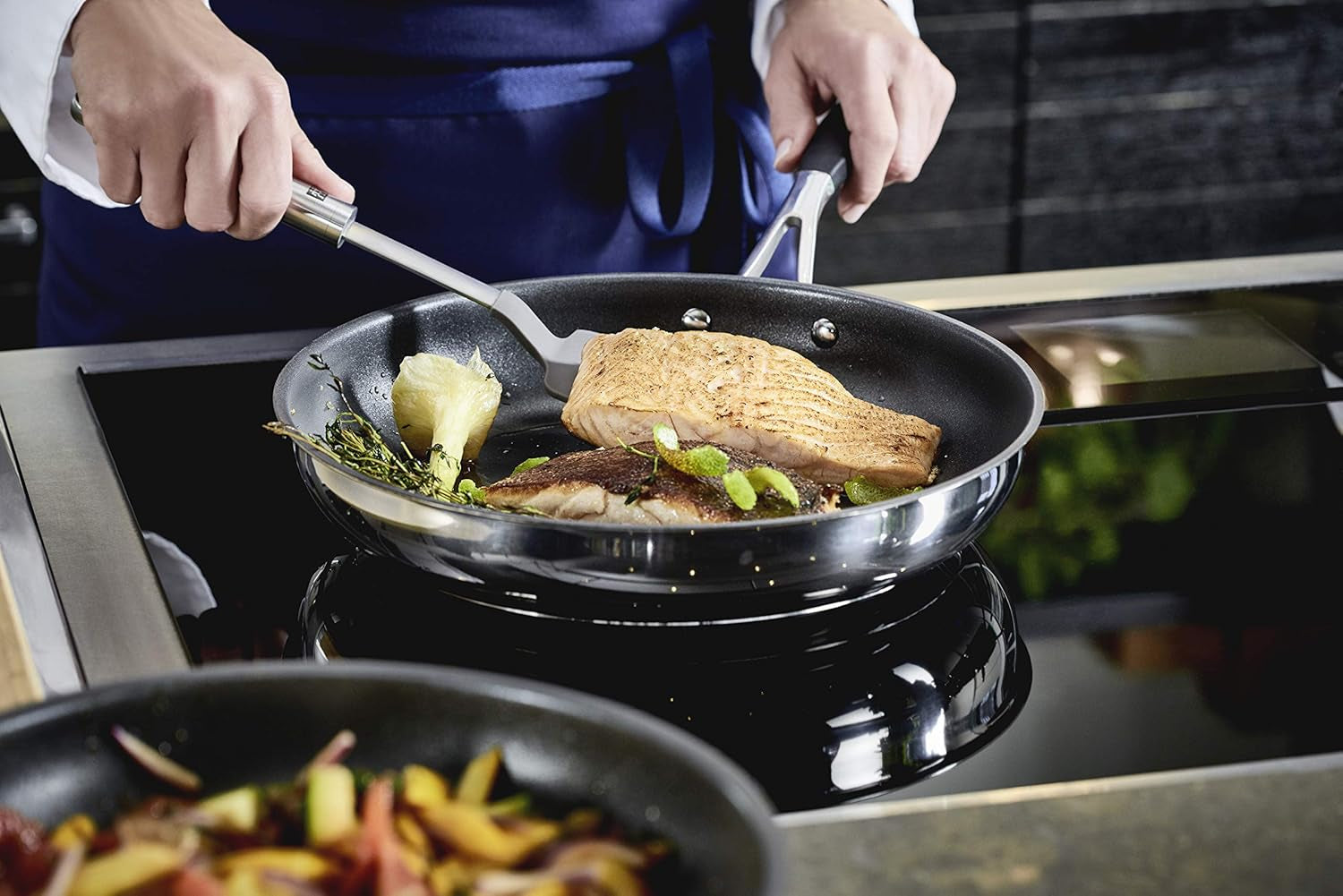 Pander ZWILLING CORNELIA POLETTO, med non-stick belægning i 4 lag med diamantpartikler, rustfrit stål 18/10, til alle typer kogeplader, inklusive induktion Gryder og pander Naty Shop