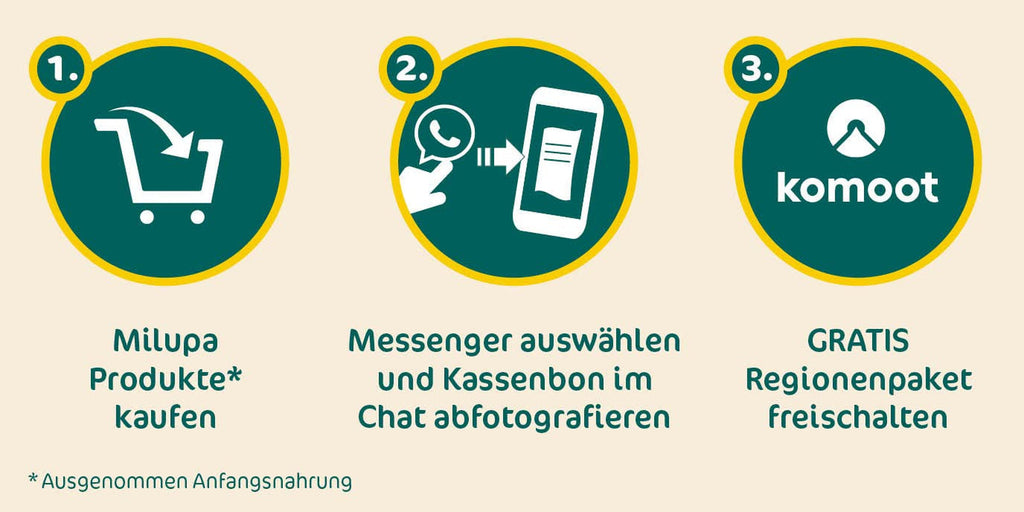 Milupa Milk Porridge Wholemeal Fruits - Terci pentru copii fără ulei de palmier, de la 6 luni - 4 X 400 G (pachet de 2) Mama si Copilul Naty Shop