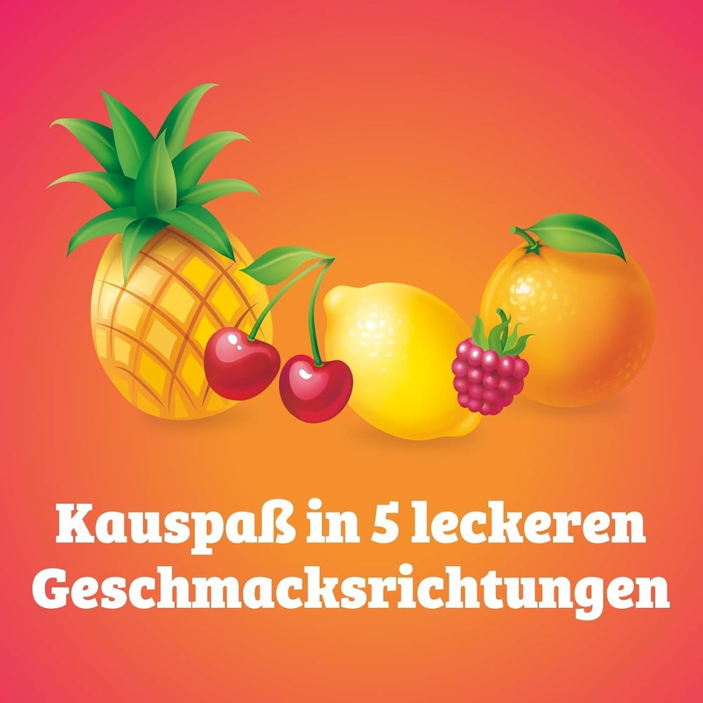 Kaufrüchtchen – 1 x 425G – karameller med fem frugtsmag Naty Shop
