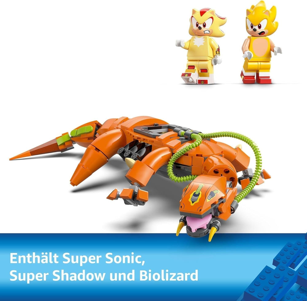 LEGO Sonic the Hedgehog Super Shadow vs. Biolizard, gamer-legetøj, gave til drenge og piger, samlerlegesæt til børn og videospilfans, med figurer 77003 Byggesæt Besuche den LEGO-Store