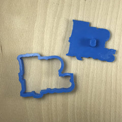 Formă de biscuiți cu logo-ul Stăpânului Inelelor, albastră