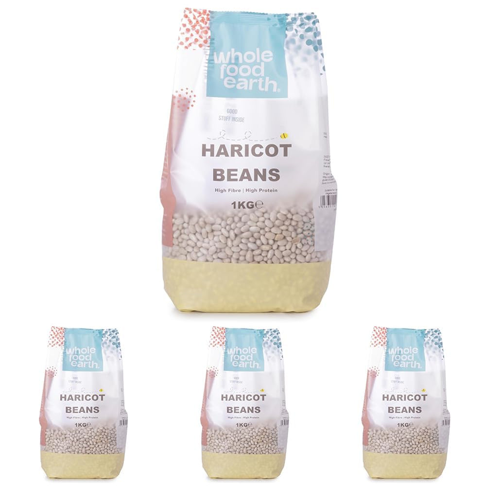 Grønne bønner Wholefood Jord 1kg | Ikke-GMO | Naturlig | Rig på fibre | Rig på protein