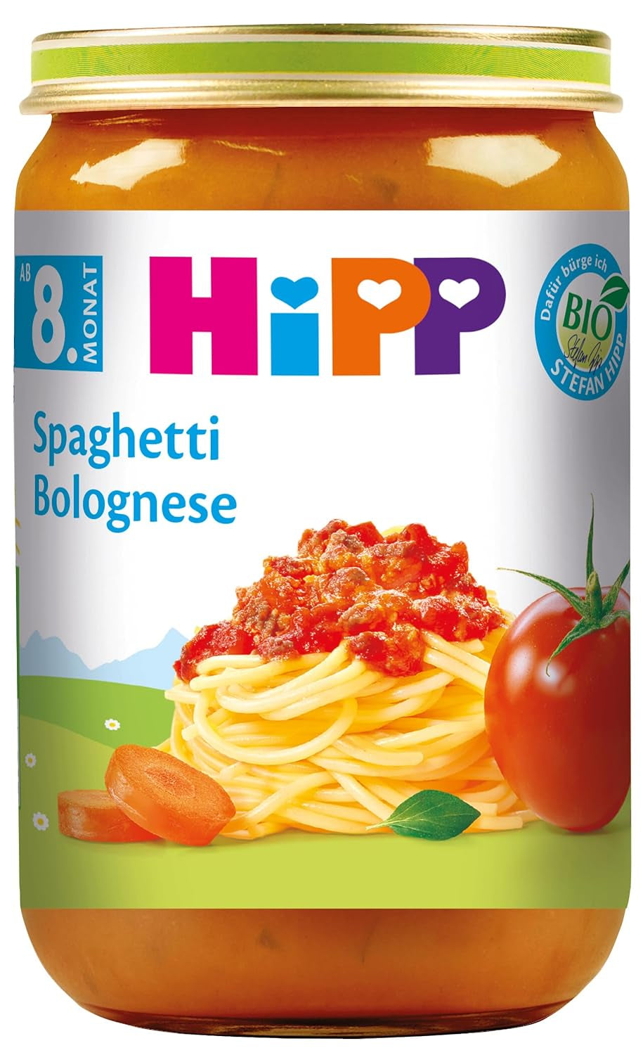 HiPP Spaghetti Bolognese, pakke med 6 (6 x 220 g)