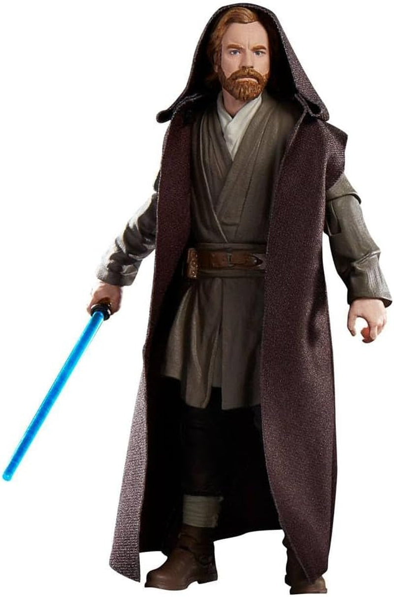 Star Wars Hasbro Star WarBlack Series Obi-Wan Kenobi (Jabiim), 15 Cm Stor actionfigur Obi-Wan Kenobi, Multi, F7098 Actionfigurer Naty Shop