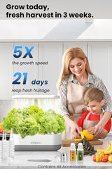 Hydroponisk vækstsystem, 12 bælg