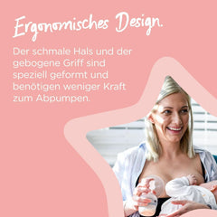 Tommee Tippee Made for Me Manuelle Einzel-Milchpumpe, Starke Saugkraft, Ergonomischer Griff, Tragbare Und Leise Milchpumpe, Samt Babyflasche Accessories Mad og Amning Bebe Naty Shop