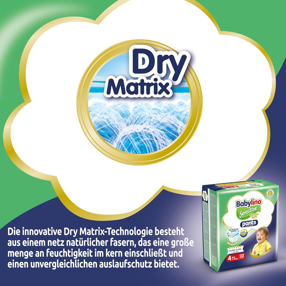 Bleer Sensitive Cotton Soft, str. 4, Bukser Maxi (7-13 kg), 22 stk.