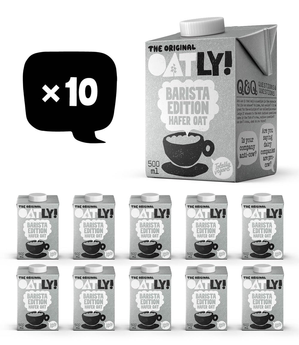 Oatly Haferdrink Barista Edition 500ml X 10 (Die Verpackung kan variere)