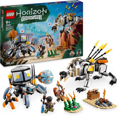 LEGO Horizon Adventures Aloy og Varl vs. Armored Walker and Sawtooth, monsterbillegetøj og minifigurer, samlingssæt til videospilsfans, drenge og piger over 9 år 77037 Byggesæt Besuche den LEGO-Store Standardtitel