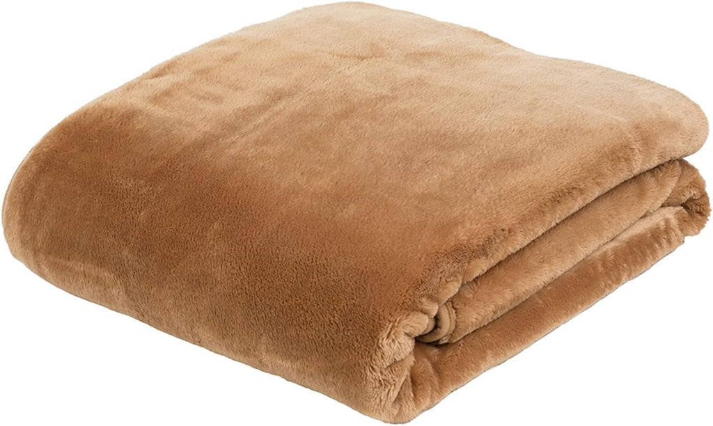 GÃ¶zze - Premium Cashmere-Feeling Wohn- Und Kuscheldecke, 500 G/MÂ², 180 X 220 Cm - Senf