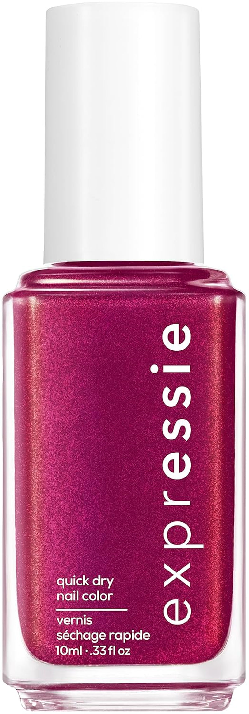 Essie hurtigtørrende neglelak "expression", nr. 270 misfit right in, metallisk, vegansk formel, 10 ml