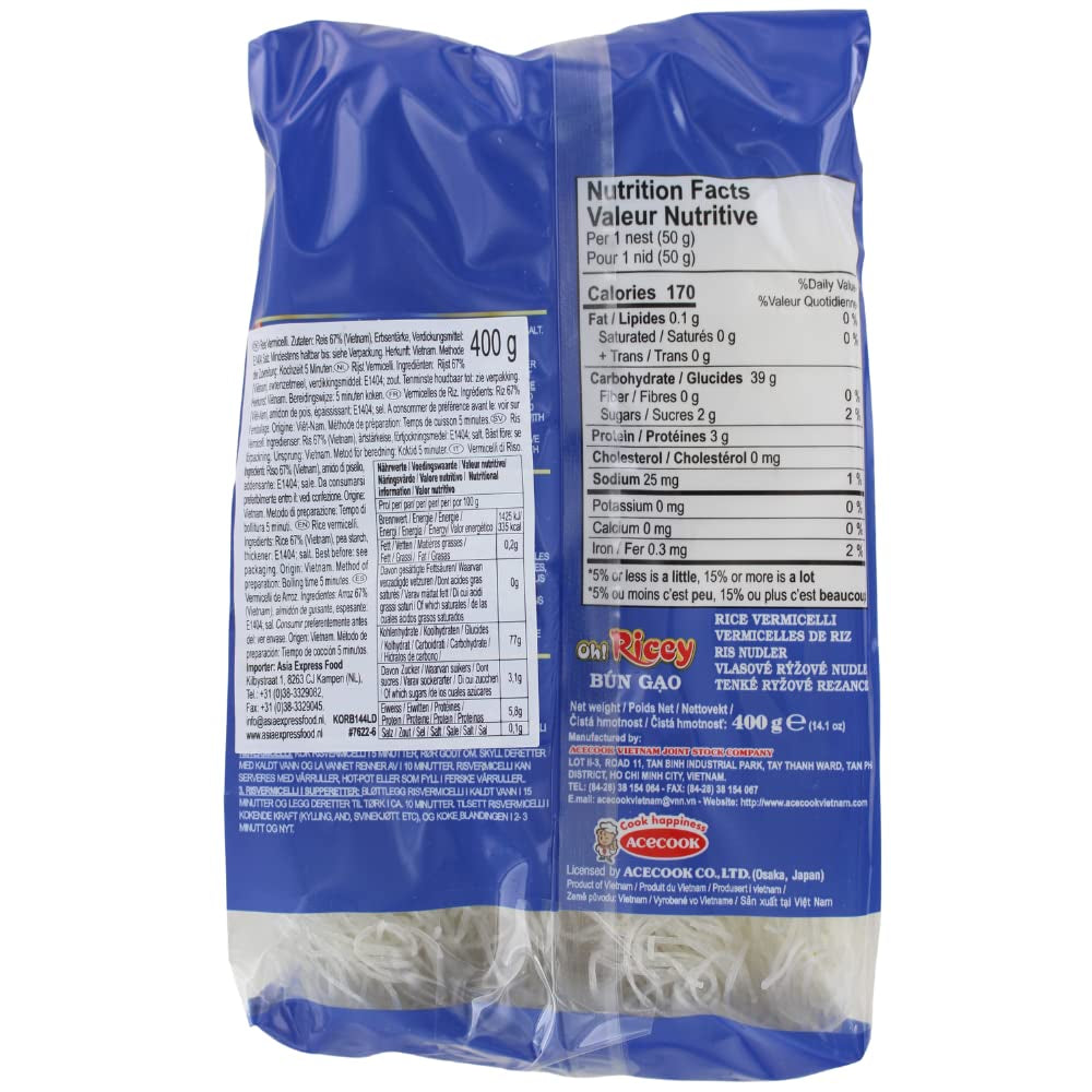 ACECOOK - ELLER Rice Vermicelli - (1 X 400 GR)