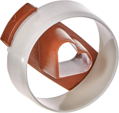 Formă de biscuiți Städter „Tâlharul deștept” cu ejector, netedă, din plastic, 4 cm, argintie