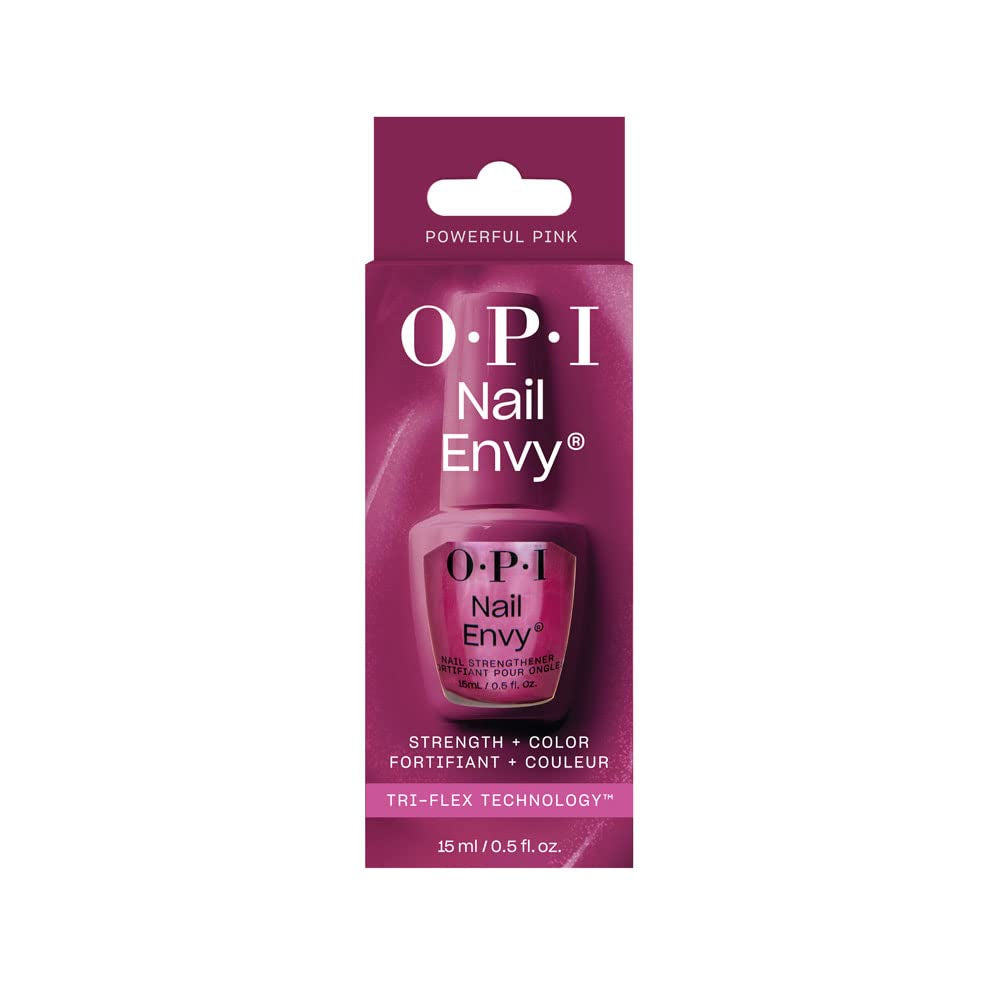 OPI Nail Envy - Vegansk Forstærker til beskadigede negle - Genopbyggende neglepleje med Tri-Flex-teknologi og biotin - for 95 % stærkere naturlige negle* på én uge