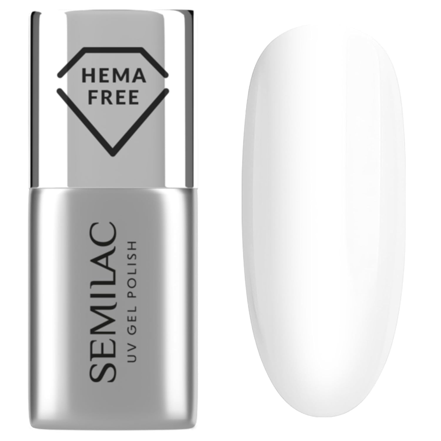Semilac Pure & Clean UV neglelak base 7ml – Selvnivellerende hybrid base til følsomme negle