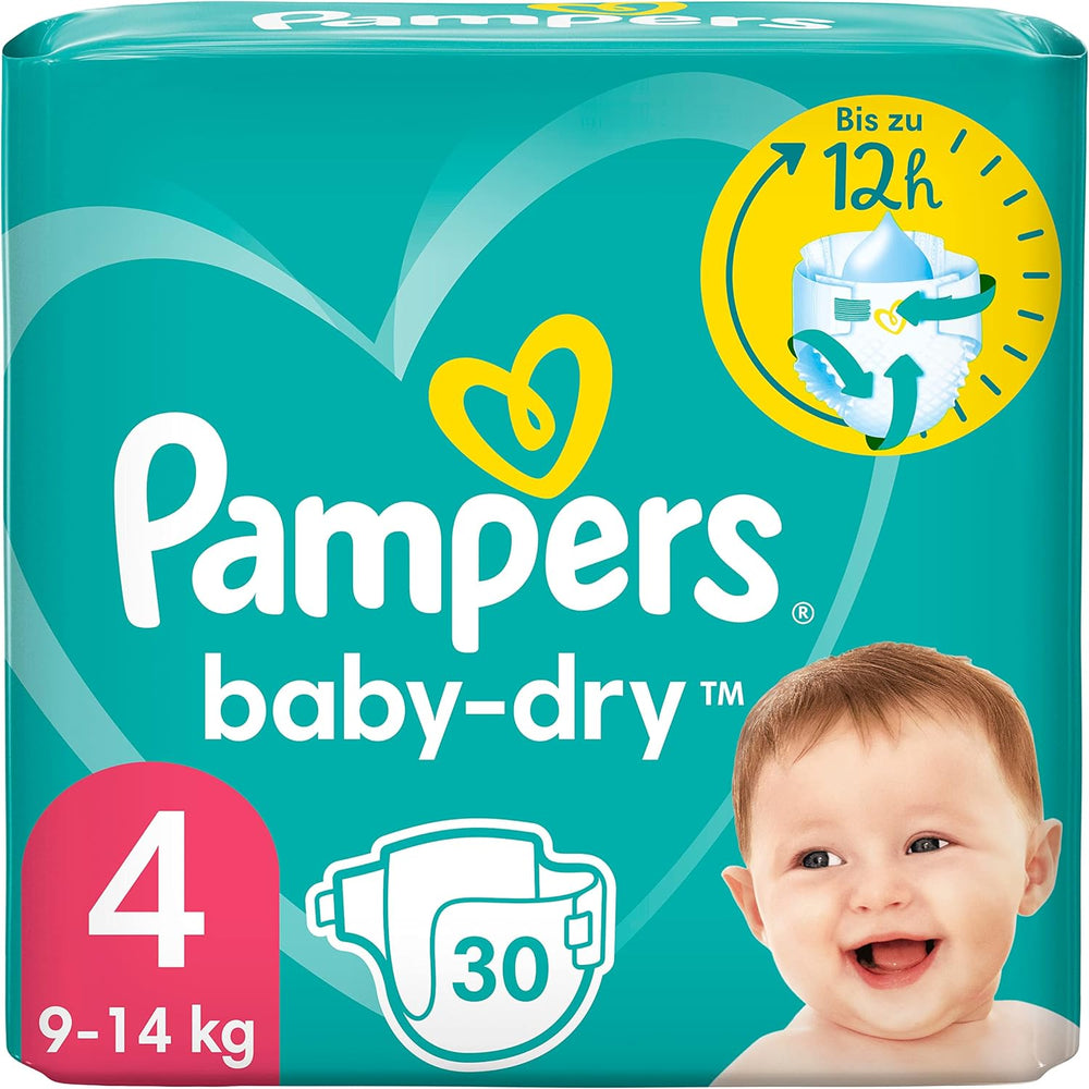 Pampers (gammel version), trusser, str. 4, 9 kg-15 kg, trepakning (1 x 88 bleer)