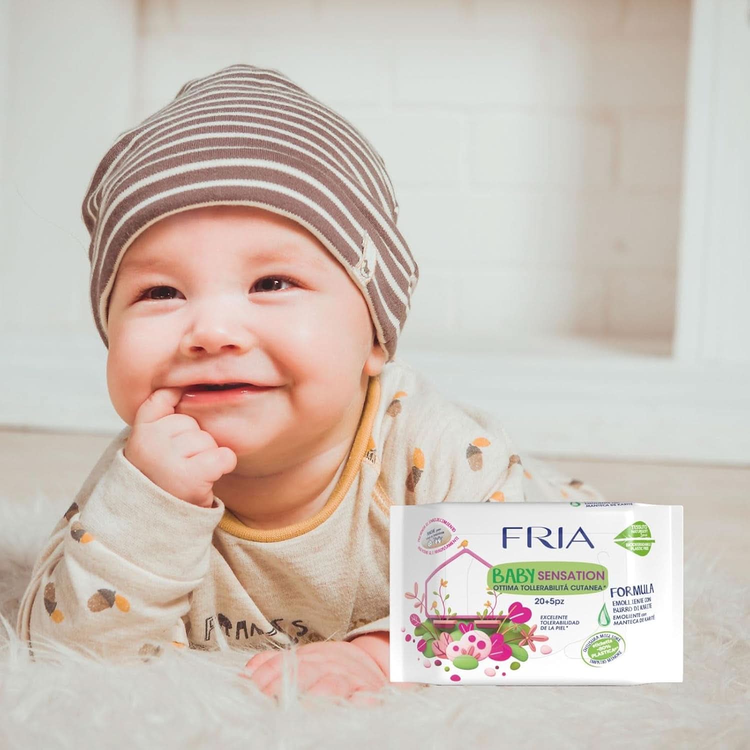 Fria Baby Sensation renseservietter Baby Wet Wipes Naty Shop