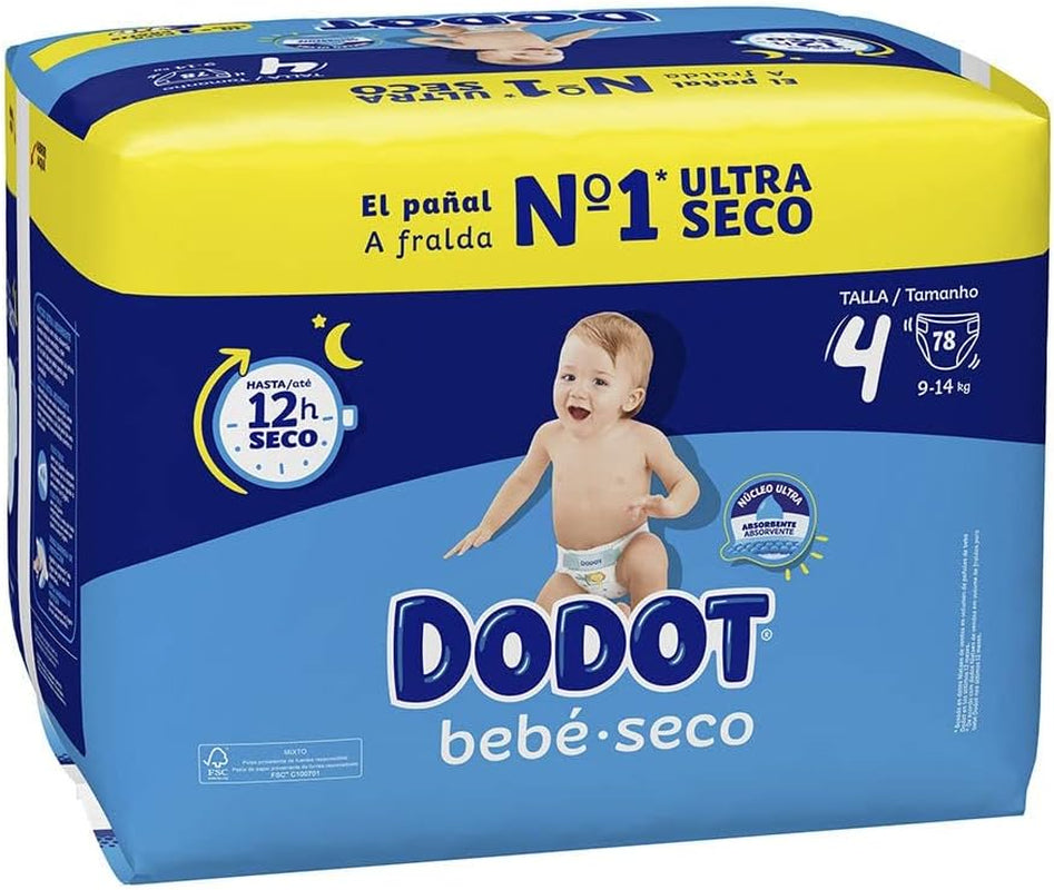 Bebé-Seco bleer, str. 3, 6 kg - 10 kg, 84 bleer, tørrer op til 12 timer