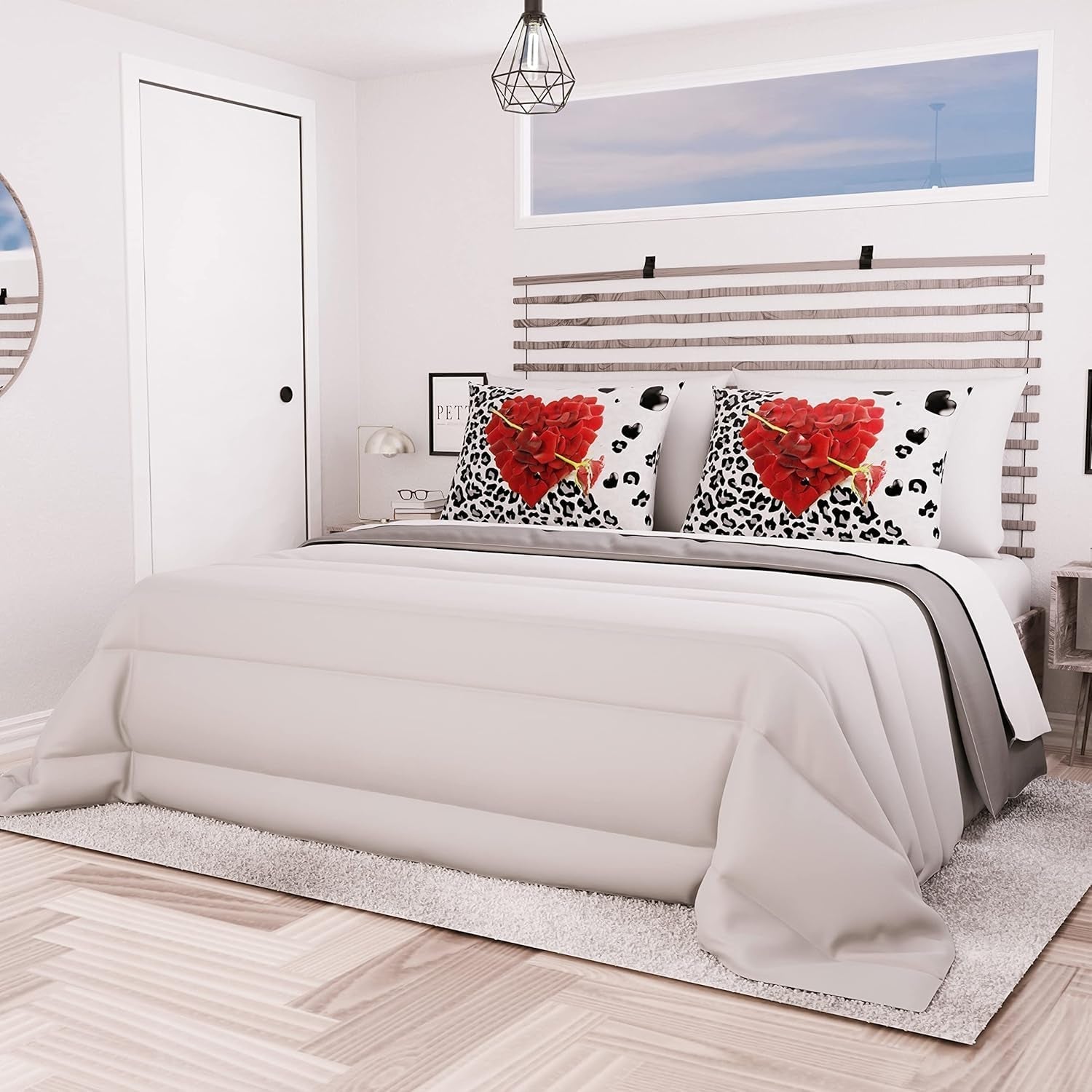 PETTI Artigiani Italiani - Vinterdyne til dobbeltseng, maxi, monokrom, dobbeltsidet, hvid, grå, 100% Made in Italy Dyner og dyner Naty Shop Grey Sengestørrelse 140X200: [Quilt 240 X 260 Cm]