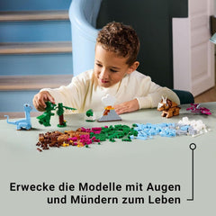 LEGO Classic Creative Dinosaurs byggesæt med dyremodeller og figurer lavet af klodser, fantasifuld legeoplevelse, gave til drenge og piger på 5 år, inklusive T.Rex og Triceratops 11041 byggesæt Besuche den LEGO-Store