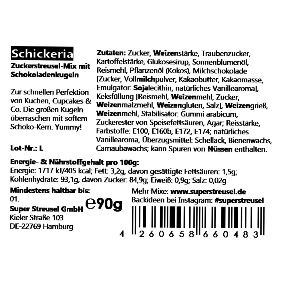 Super Streusel, Elegant Kjole, 90 gram Naty Shop