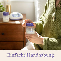 Lansinoh Muttermilchflaschen, 4 X 160 Ml - Zur Sicheren Muttermilch Austellungen - Neues Kompaktes Design Für Verbesserte Stabilität - Mit Stapelbarem Deckel Tilbehør Mad og amning Bebe Naty Shop