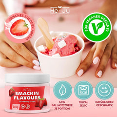 He-Ju, Pulver med jordbærsmag, 250 gram Aromas Naty Shop
