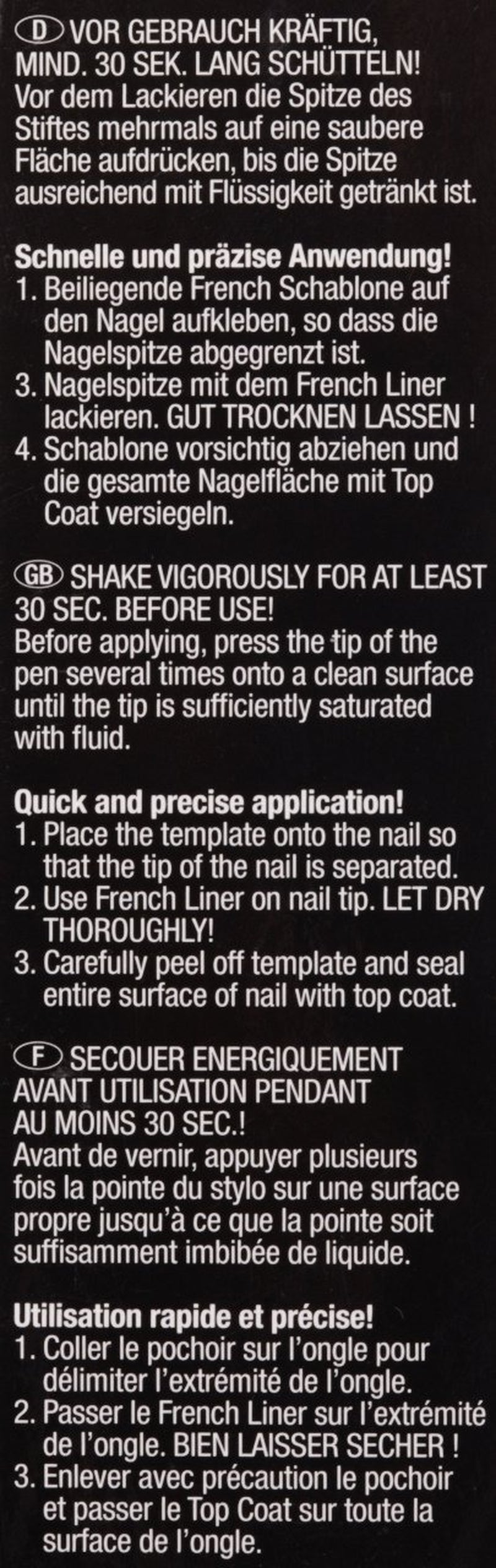 Alessandro Effect French Liner Milk White 1 pakke (1 x 5 ml + 3,2 ml)