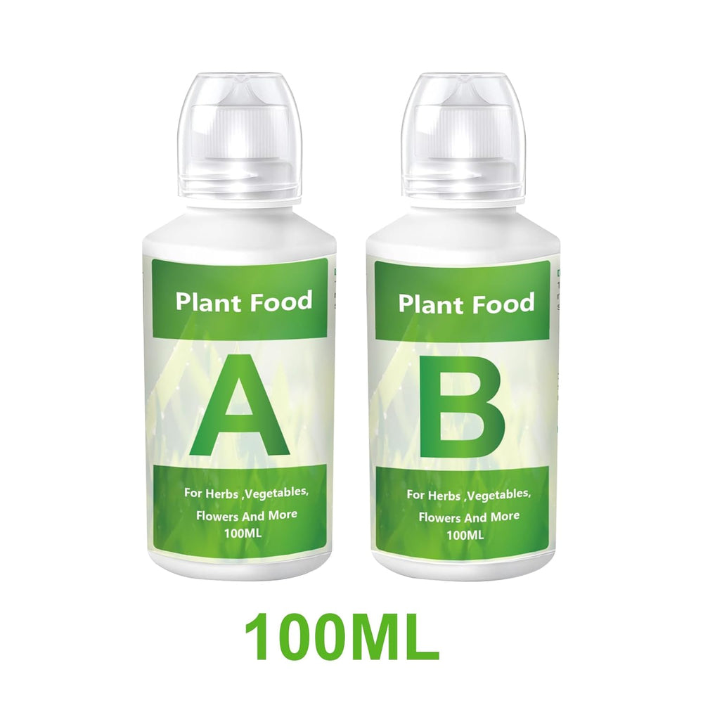 2 stk Hydroponisk plantegødning, hydroponiske plantenæringsstoffer, hydroponiske gødninger, hydroponiske plantenæringsstoffer, A & B hydroponiske systemgødninger