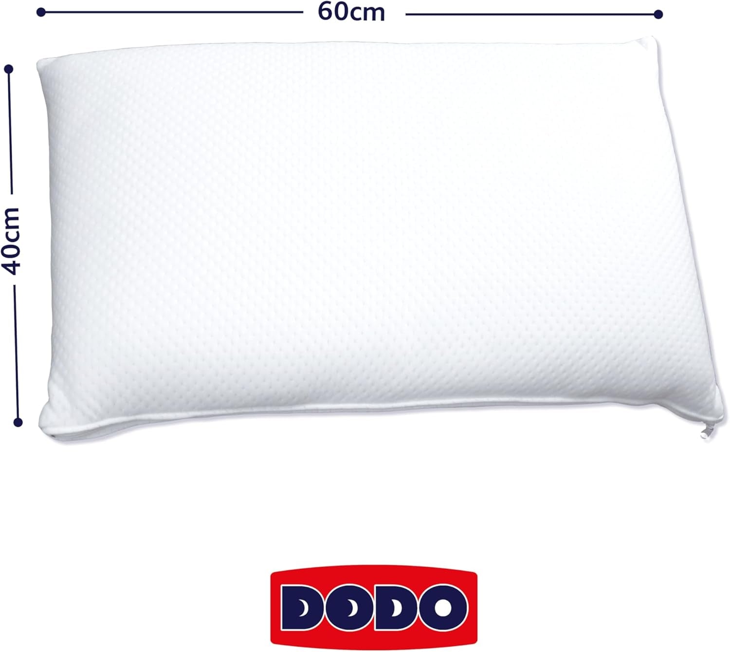 DODO pernă, bloc din spumă viscoelastică, alb, 1 unitate (Lot De 1) Perne standard Naty Shop