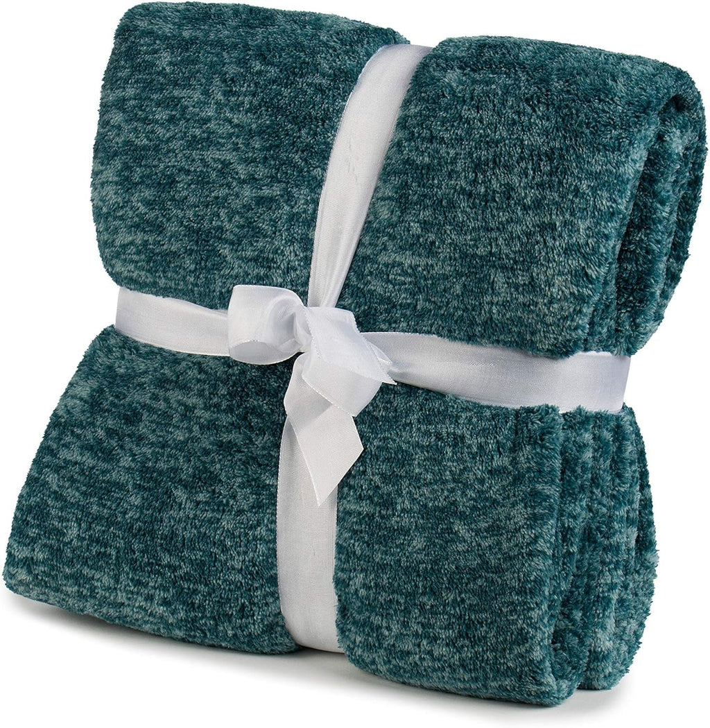 Gözze - Pătură living și confortabilă marmorată, 150 X 200 Cm - Petrol Paturi si Cuverturi Besuche den GÃ¶zze-Store