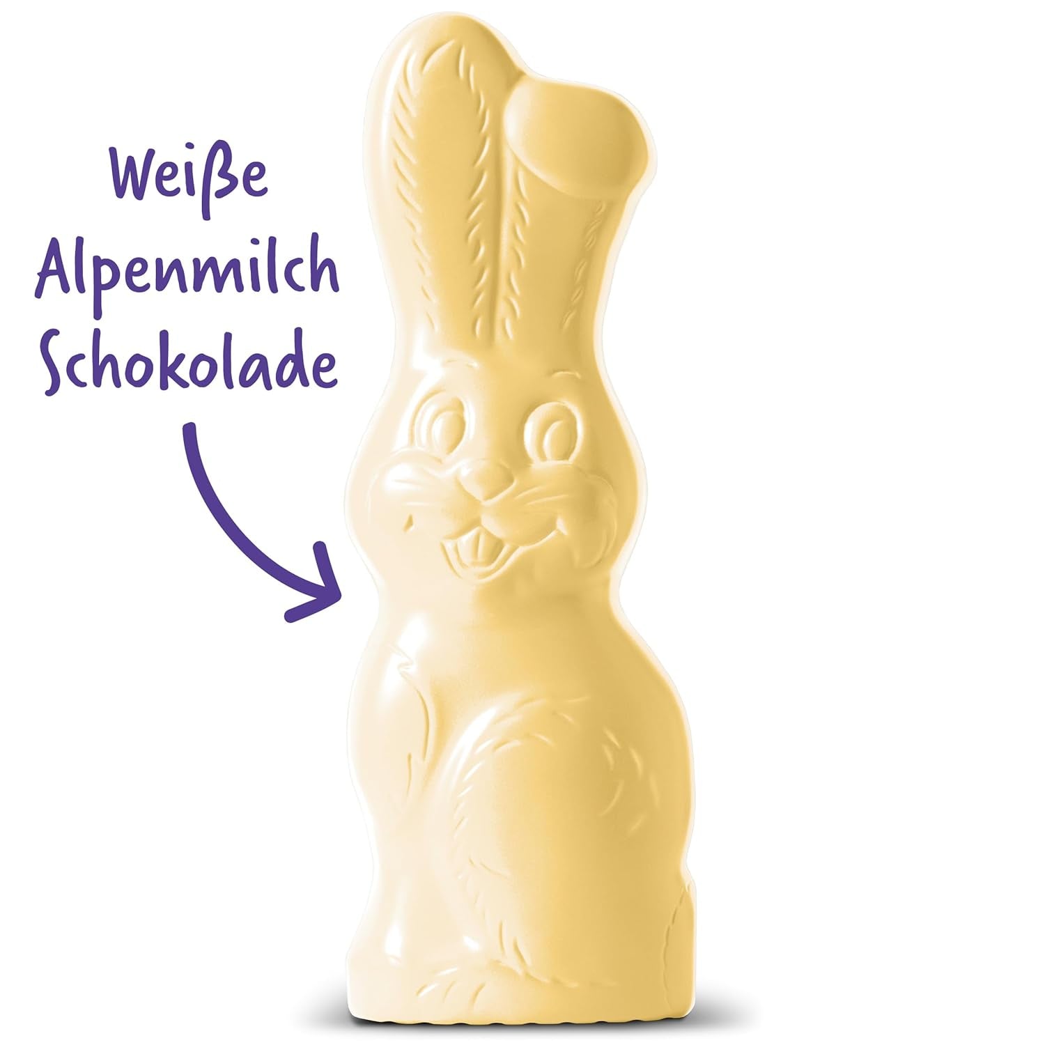 Milka Smiling Bunny White - Påskechokolade lavet af hvid chokolade i form af en kanin - 14 x 90g
