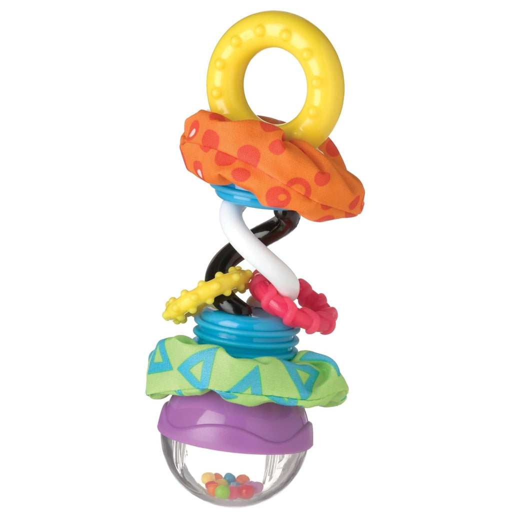 Playgro Rattle Super Shaker - minge zornăitoare pentru bebeluși - minge zornăitoare - minge zornăitoare pentru copii - minge zornăitoare - abilități motorii - jucărie pentru bebeluși - abilități motorii pentru bebeluși - colorat Jucarii Bebe Naty Shop Rattle Super Shaker