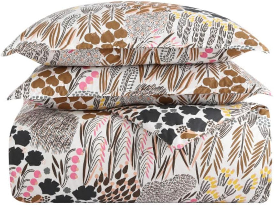 MARIMEKKO Queen Sengesæt, Bomuld Percale Sengetøj med matchende pudebetræk, Husindretning året rundt (Pieni Letto, Multicolor, Queen Size Seng) Naty Shop dyner og dyner