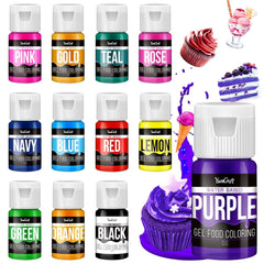 Gel madfarvesæt, 6 ml og 13 ml Naty Shop