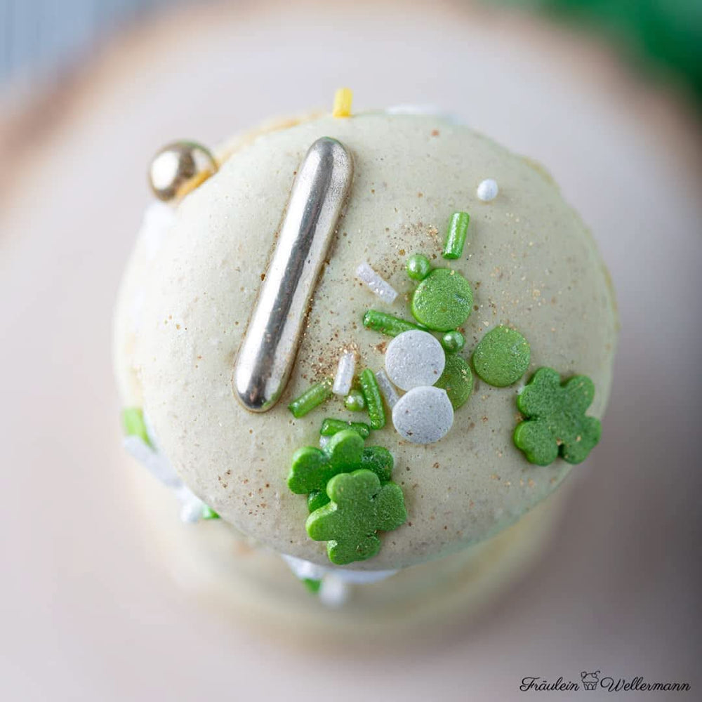 Super Streusel, Lucky Charms, Sprinkles de zahăr verde, 90 grame Sprinkles Naty Shop