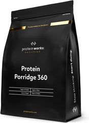 Protein Works - Proteingrød 360 | Myte Yderligere vitaminer og mineraler | Proteinreiches Frühstück | Kalorienarme Haferflocken | 13 Serveringer | Naturlig | 1 kg Cereal Naty Shop