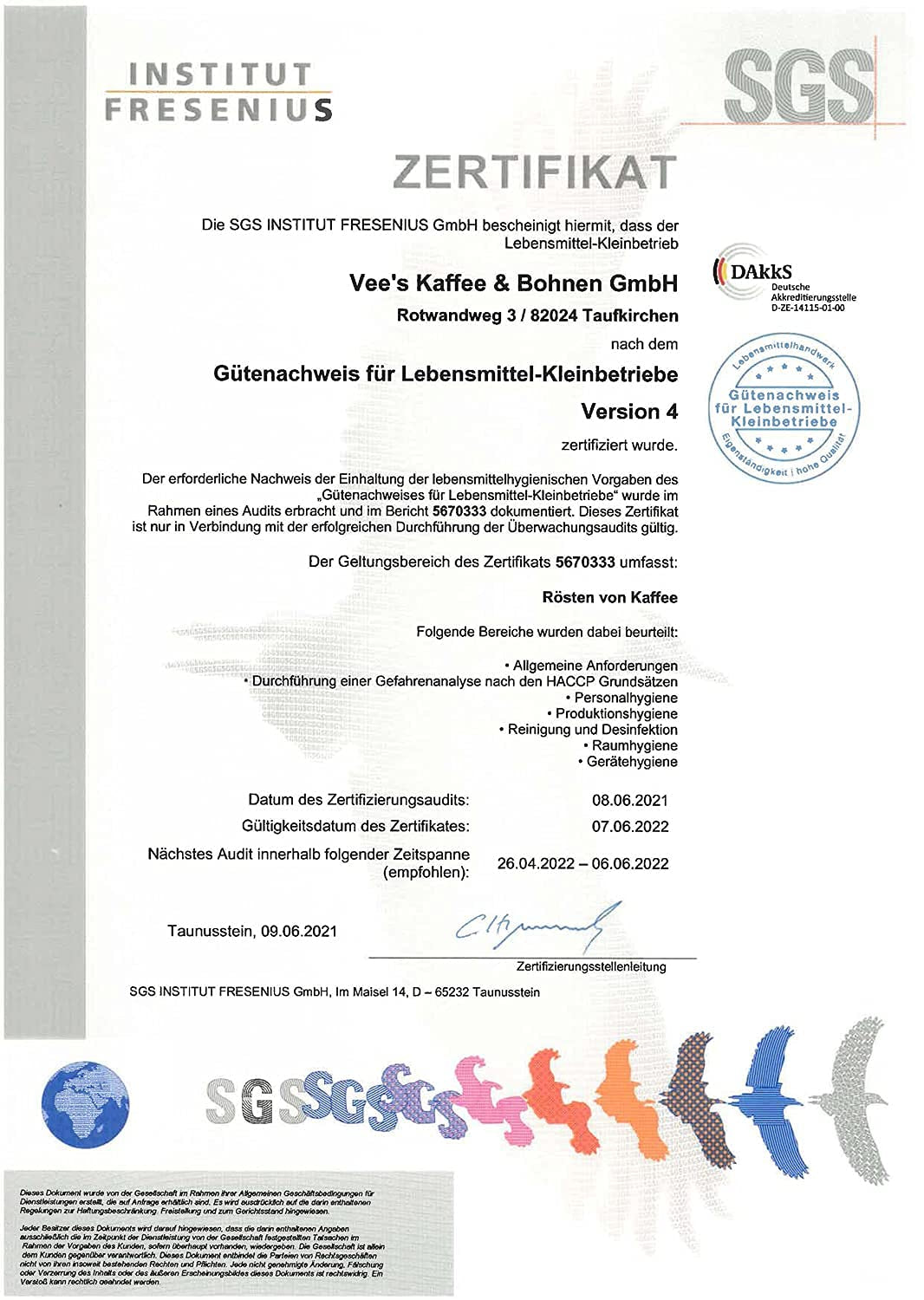 ETIOPIA bio "Mocca Yirgacheffe" 1000g