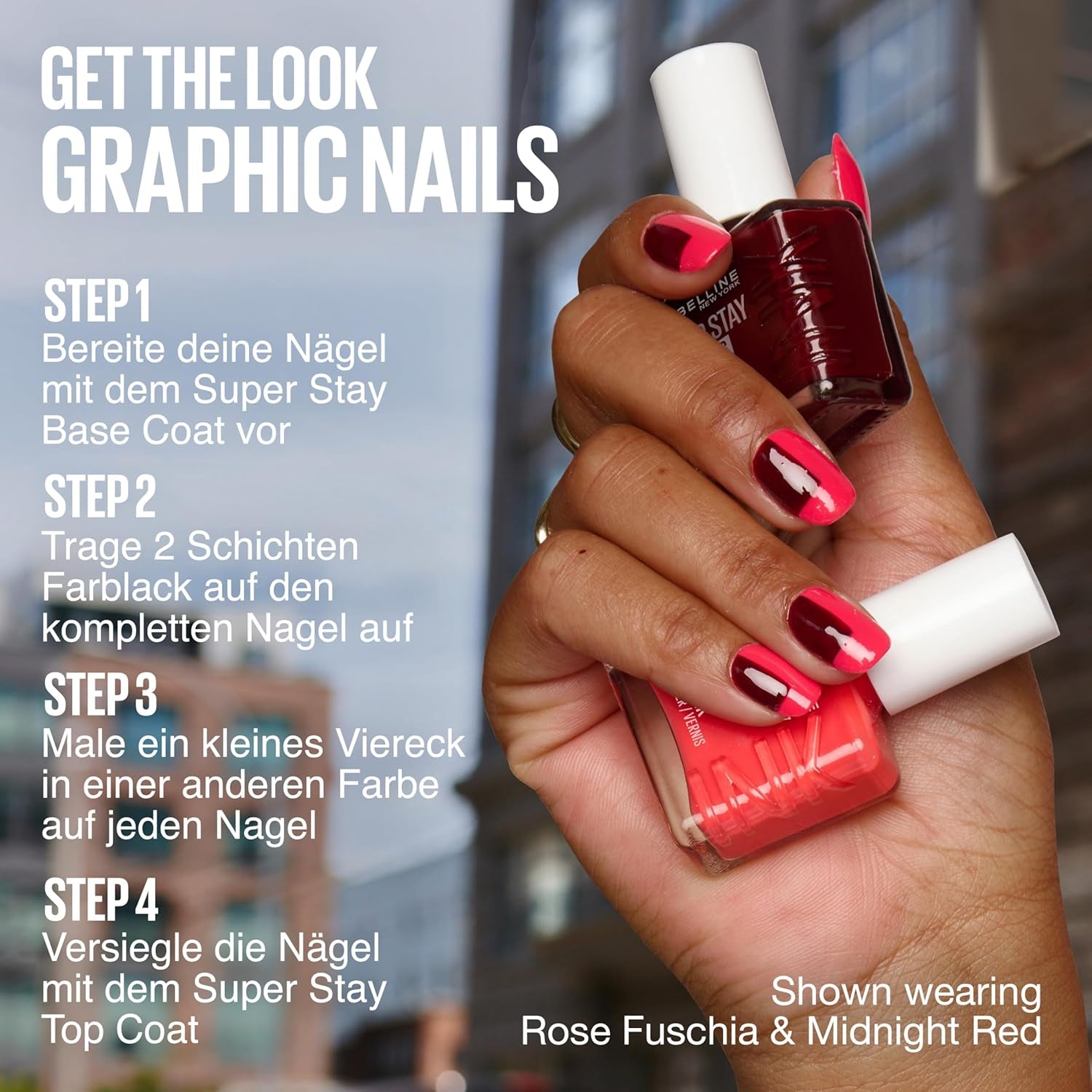 Maybelline New York Super Stay Ink Bonder 019 Golden Brown - langtidsholdbar neglelak til stærke negle og intens farve, 12,3 ml