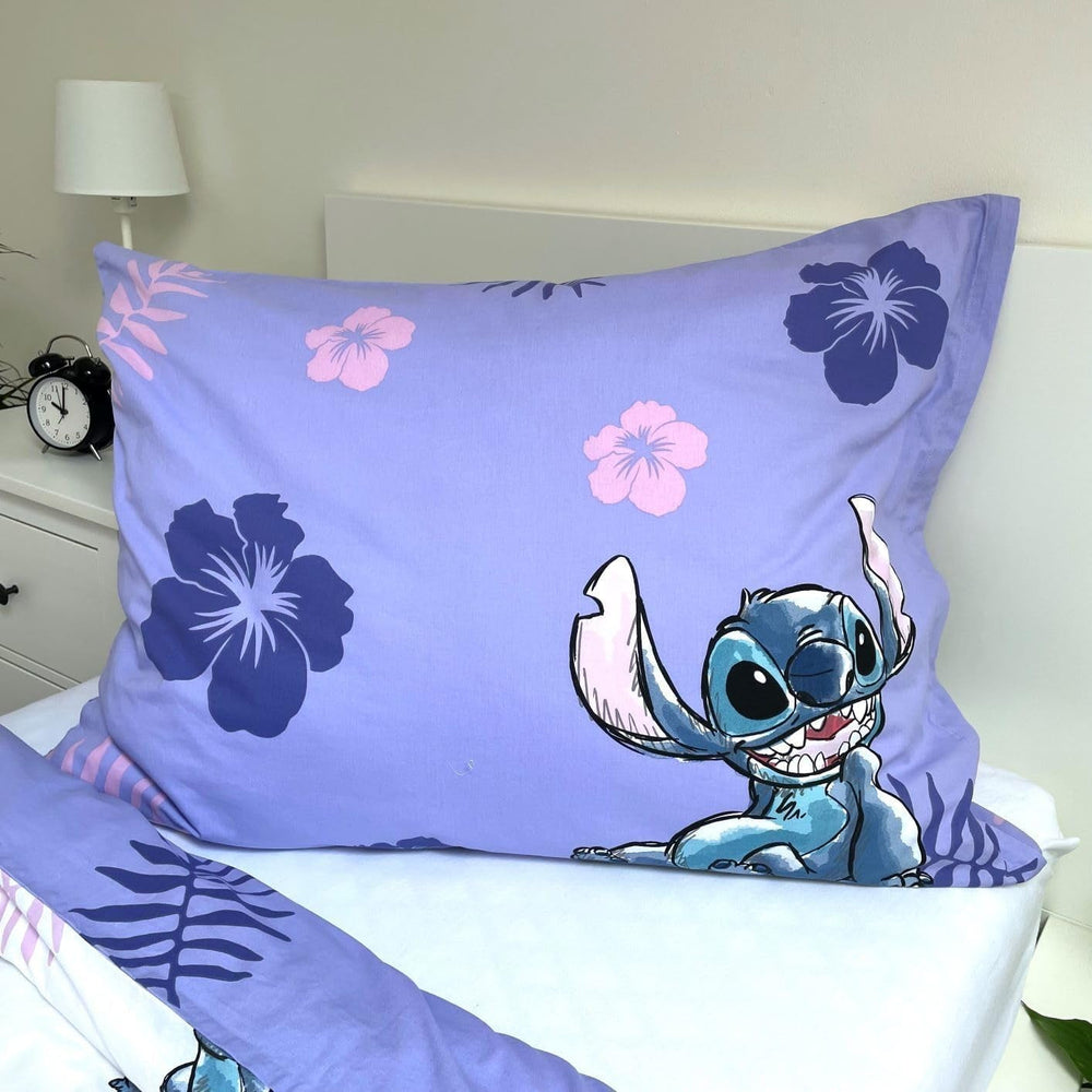 Lenjerie de pat pentru copii din 2 piese Lilo și Stitch, 100 % bumbac Lenjerie de pat - copii Naty Shop