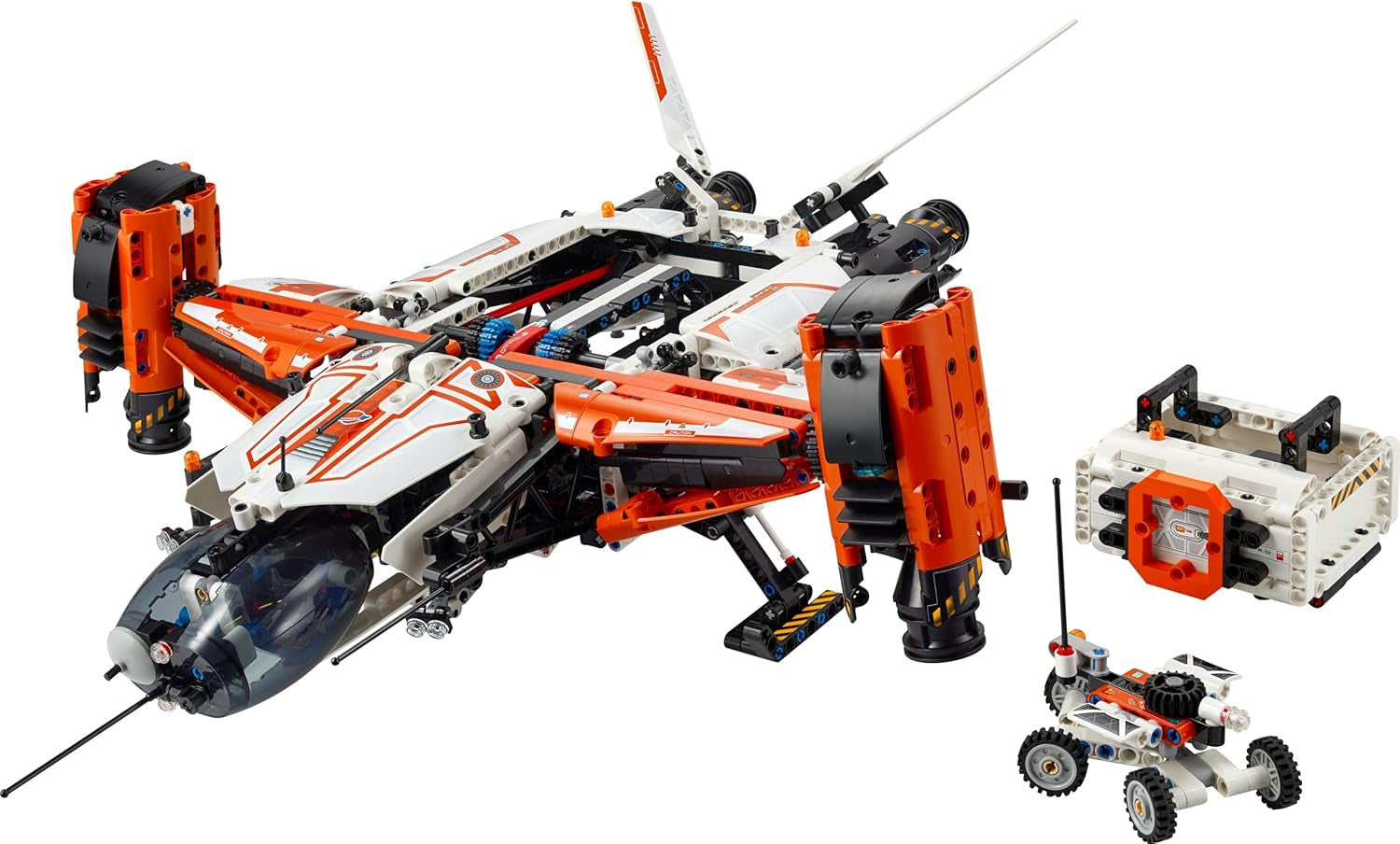 LEGO Technic Vtol Space Transporter LT81, Rumbyggesæt, Rumlegetøj, Rumskib, Mini Rover Legesæt, Gave til drenge og piger over 10 år 42181 Byggesæt Besuche den LEGO-Store