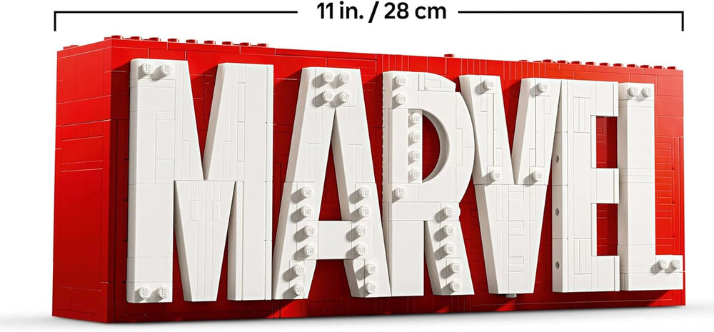 LEGO Marvel: Marvel logo og minifigurer - Hulk, Thor, Iron Man, Black Widow og Captain America samlingssæt - Avengers figurbyggesæt - Gave til drenge og piger fra 12 år og opefter 76313 Byggesæt Beuche den LEGO-Store