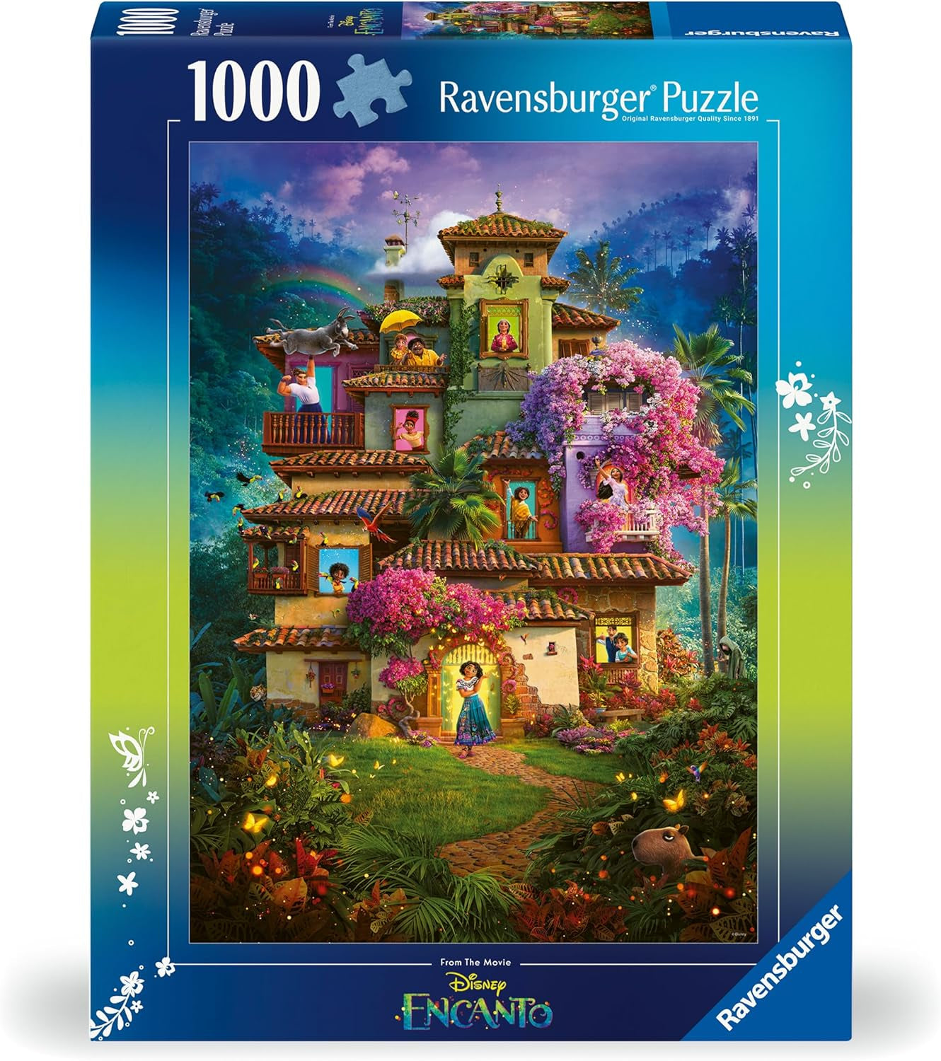 Ravensburger Puzzle 12000608 - Encanto - 1000 piese Disney Encanto Puzzle Pentru adulți și copii de la 14 ani Puzzle Naty Shop