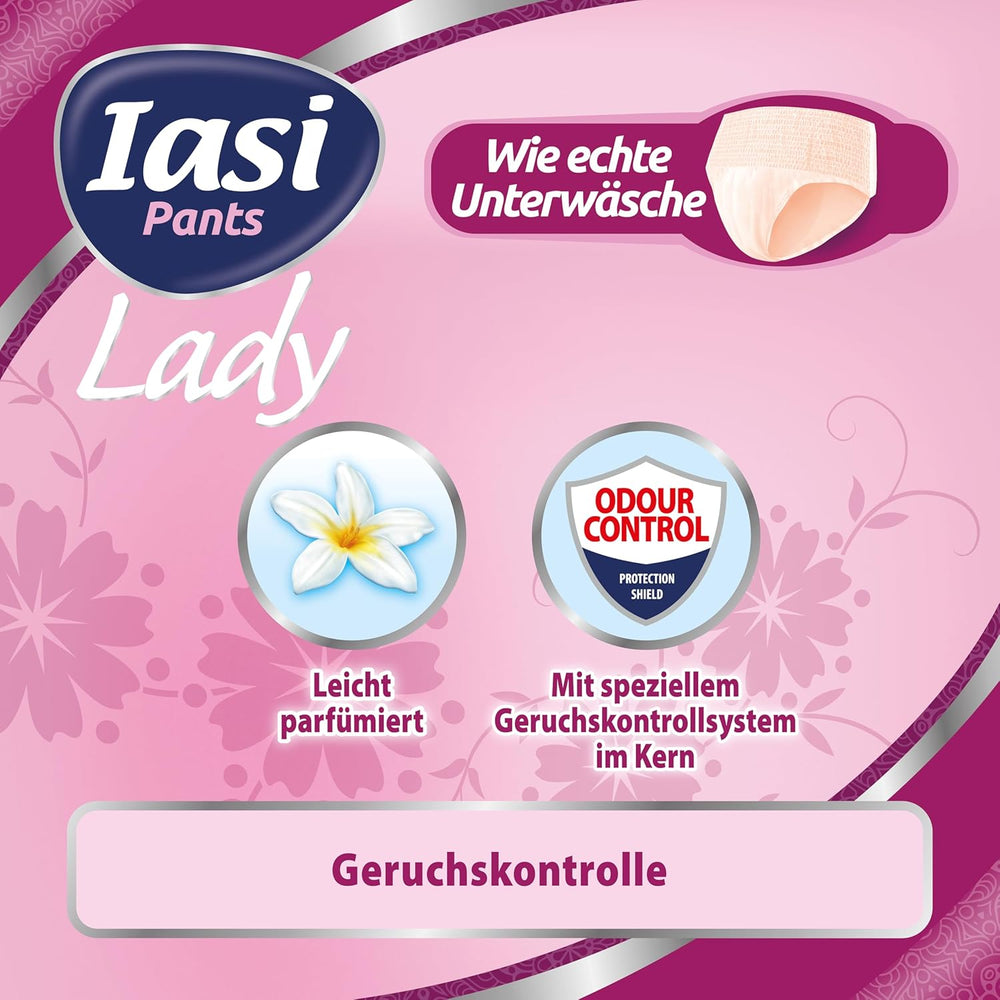 LADY Pants 48 Engangsurininkontinensbukser Absorbans Plus Størrelse S til kvinder 48 stk.