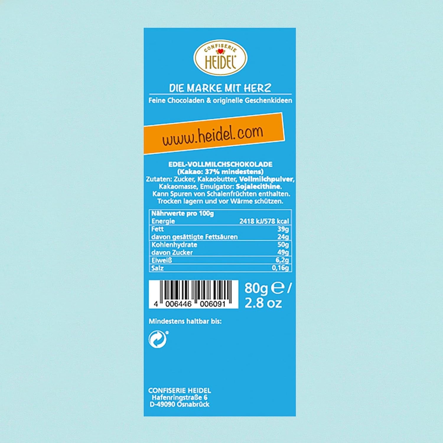 Heidel Thank You mælkechokoladebarer 3x80g, 16 minibarer á 5g pr. pakke, Forskellige udtryk for taknemmelighed, Udsøgt gaveidé